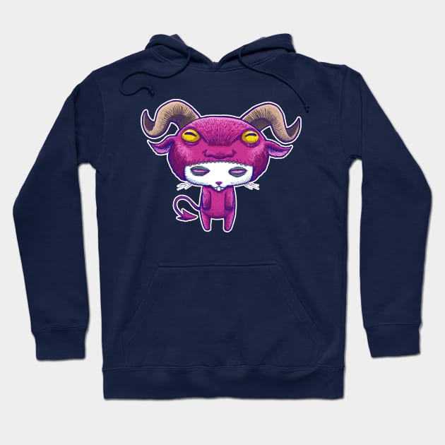 Demon Rabbit Hoodie by mauchofett